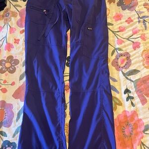 Koi Purple Cargo Scrub Pants